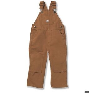 Carhartt Toddler Canvas Bib Overall - brown 3T VGUC